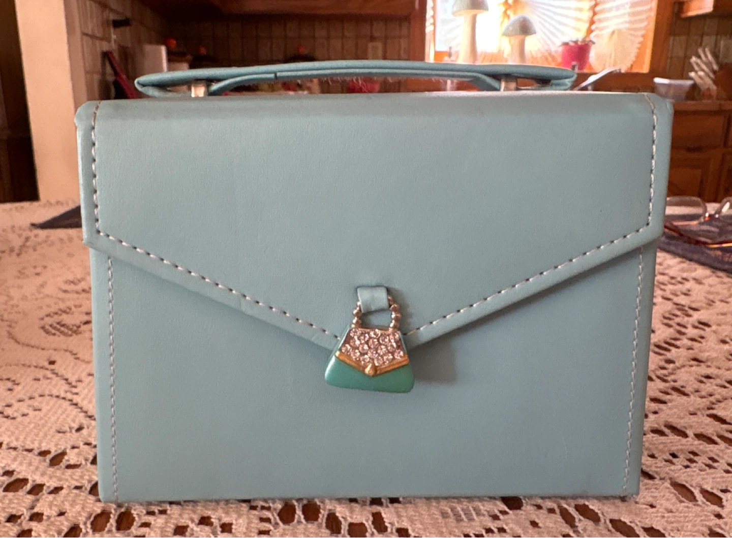 Blue jewellery Box