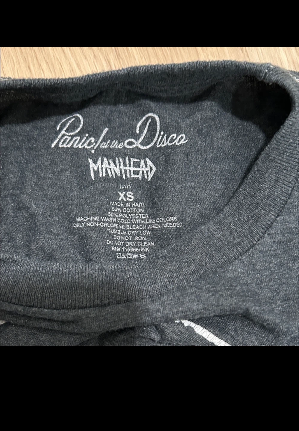 Panic! At The Disco "MANHEAD" T-Shirt XS - photo 2