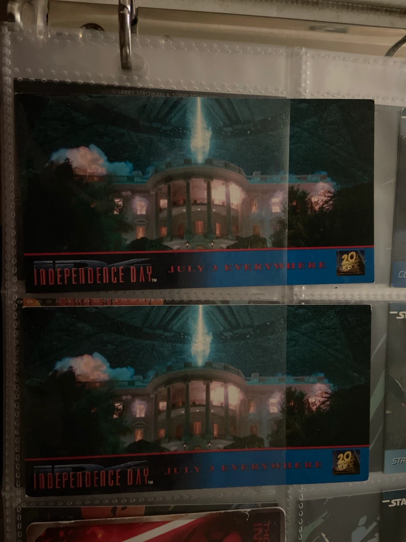 Star Wars Trilogy & Independence Day Trading Cards - photo 4