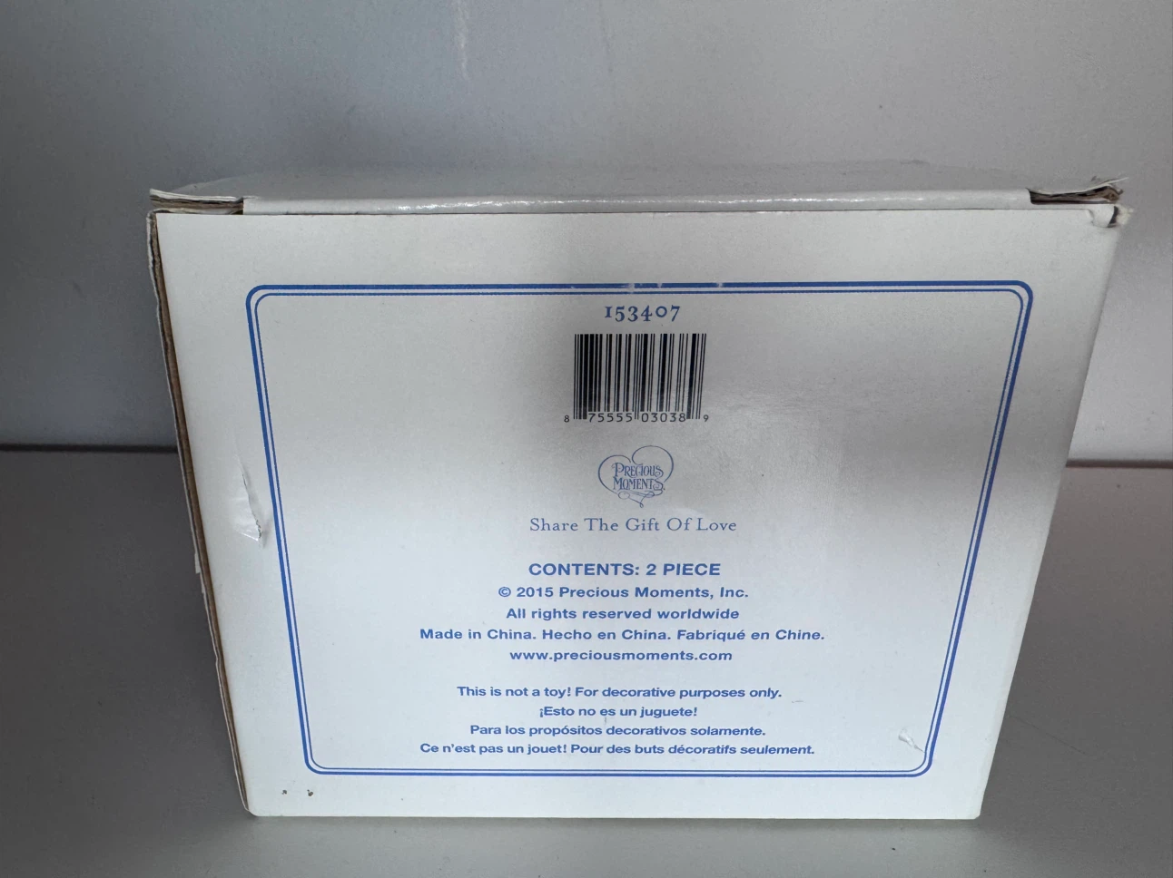 Precious Moments Baby Boy Rosary Box With Blue Rosary 153407 - photo 2