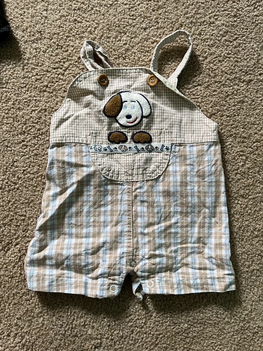 Baby Clothes Overalls with Dog Design 6m