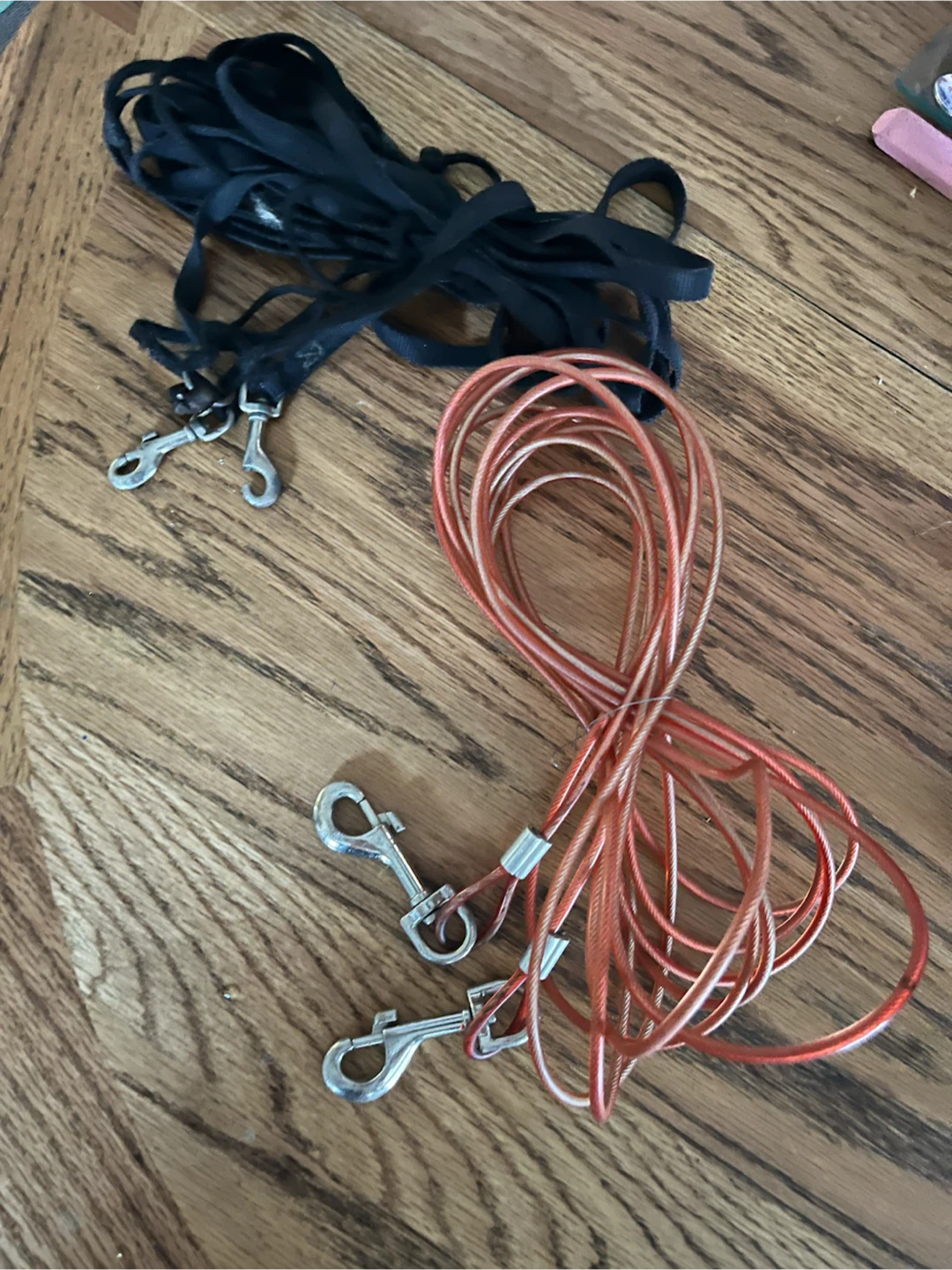 Pink and Black Dog Leash - photo 2