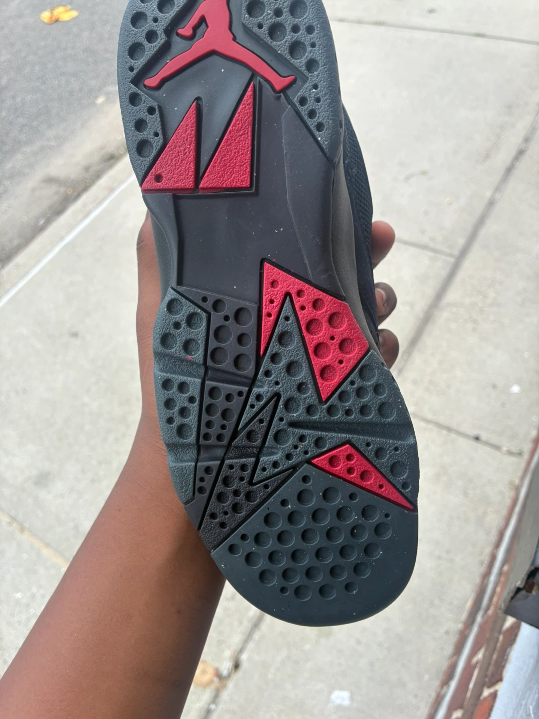 Air Jordan 7 Retro 'Black & Red' Youth Size 5Y - photo 3