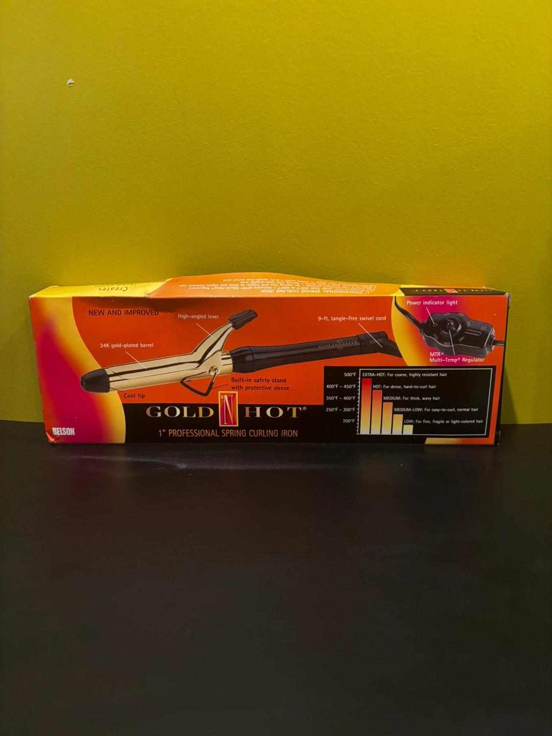 Gold N Hot 1" Professional Spring Curling Iron - photo 3