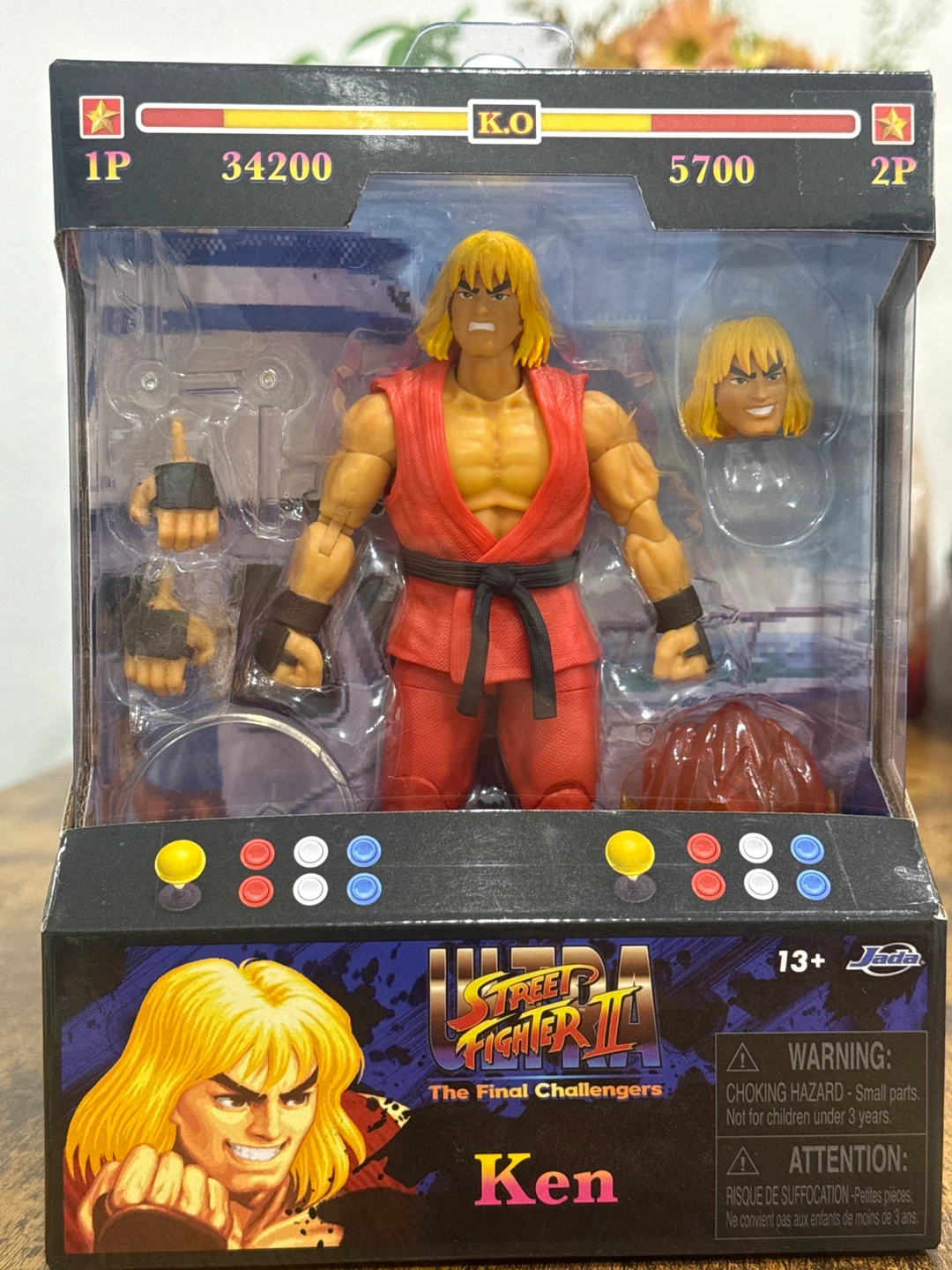 Jada Toys Ultra Street Fighter II Ken Action Figure