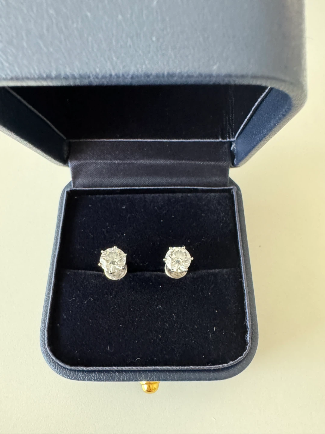 Diamond Stud Earrings (2 ct total weight)