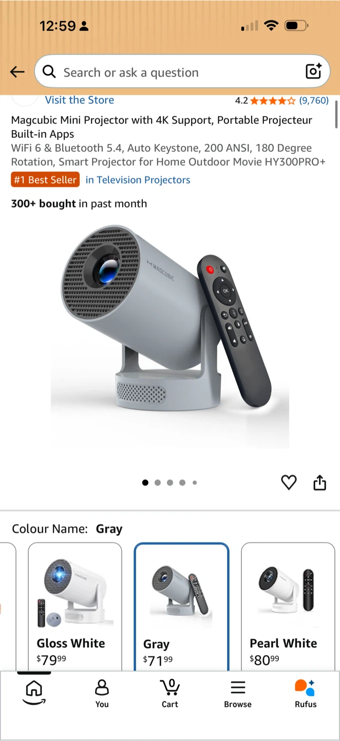 Magcubic Mini Projector