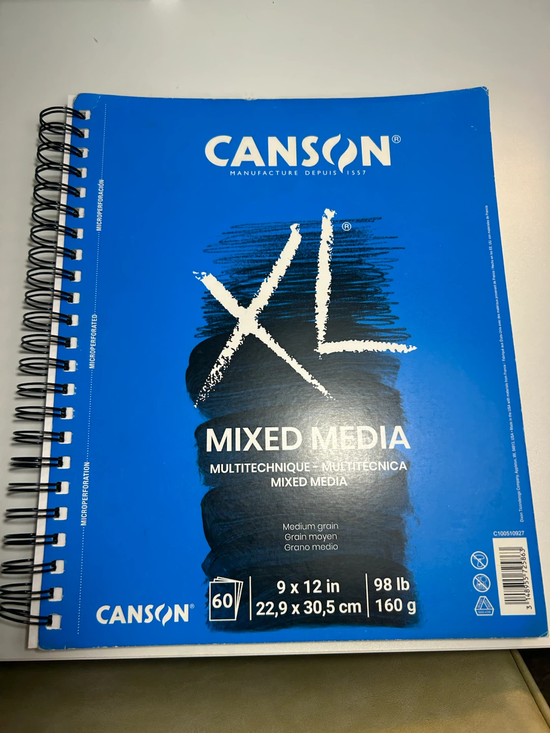 Canson XL Mixed Media Sketchbook 9 x 12 in