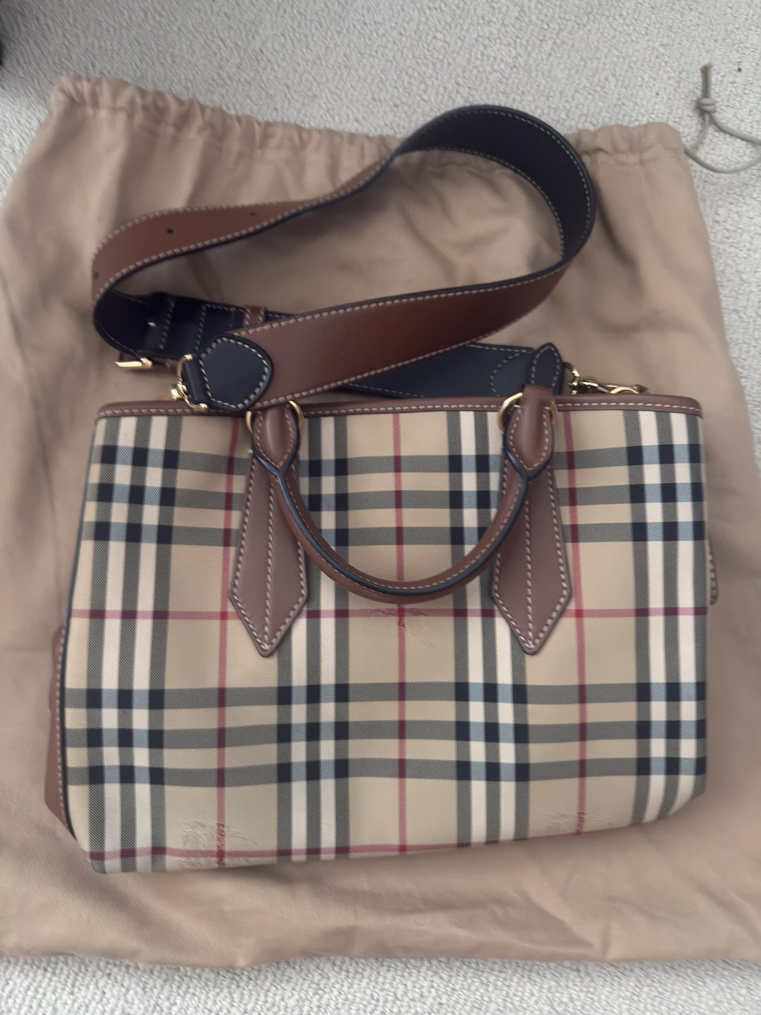Burberry Haymarket Check Bag