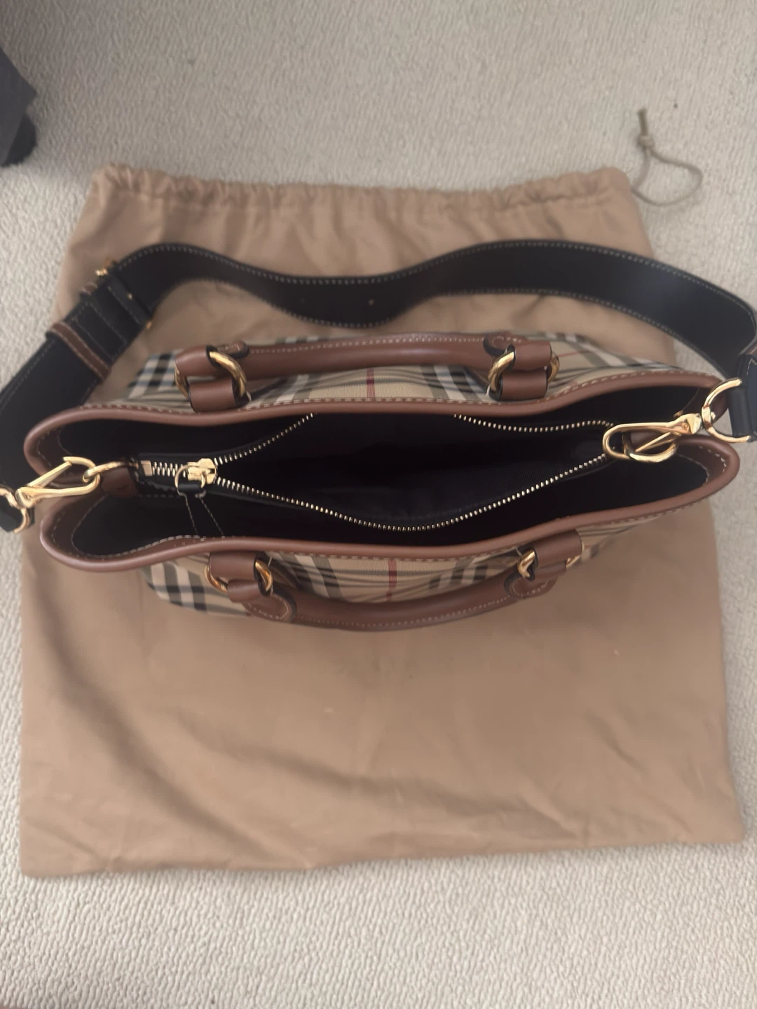 Burberry Haymarket Check Bag - photo 2