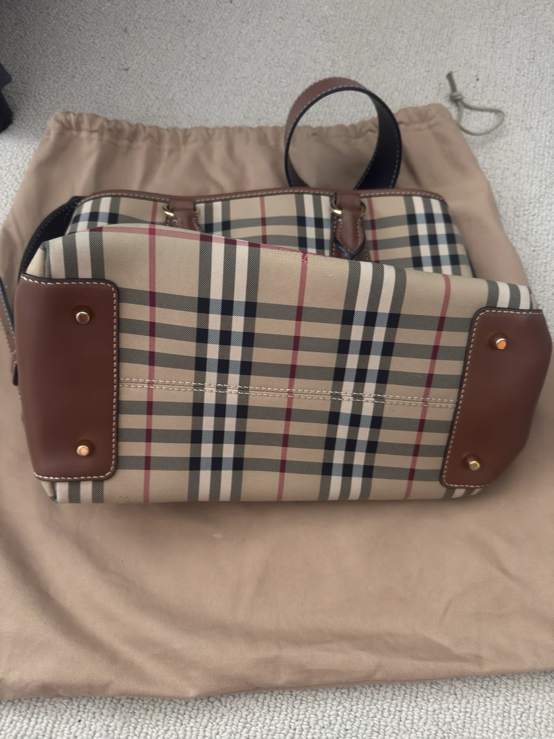 Burberry Haymarket Check Bag - photo 4