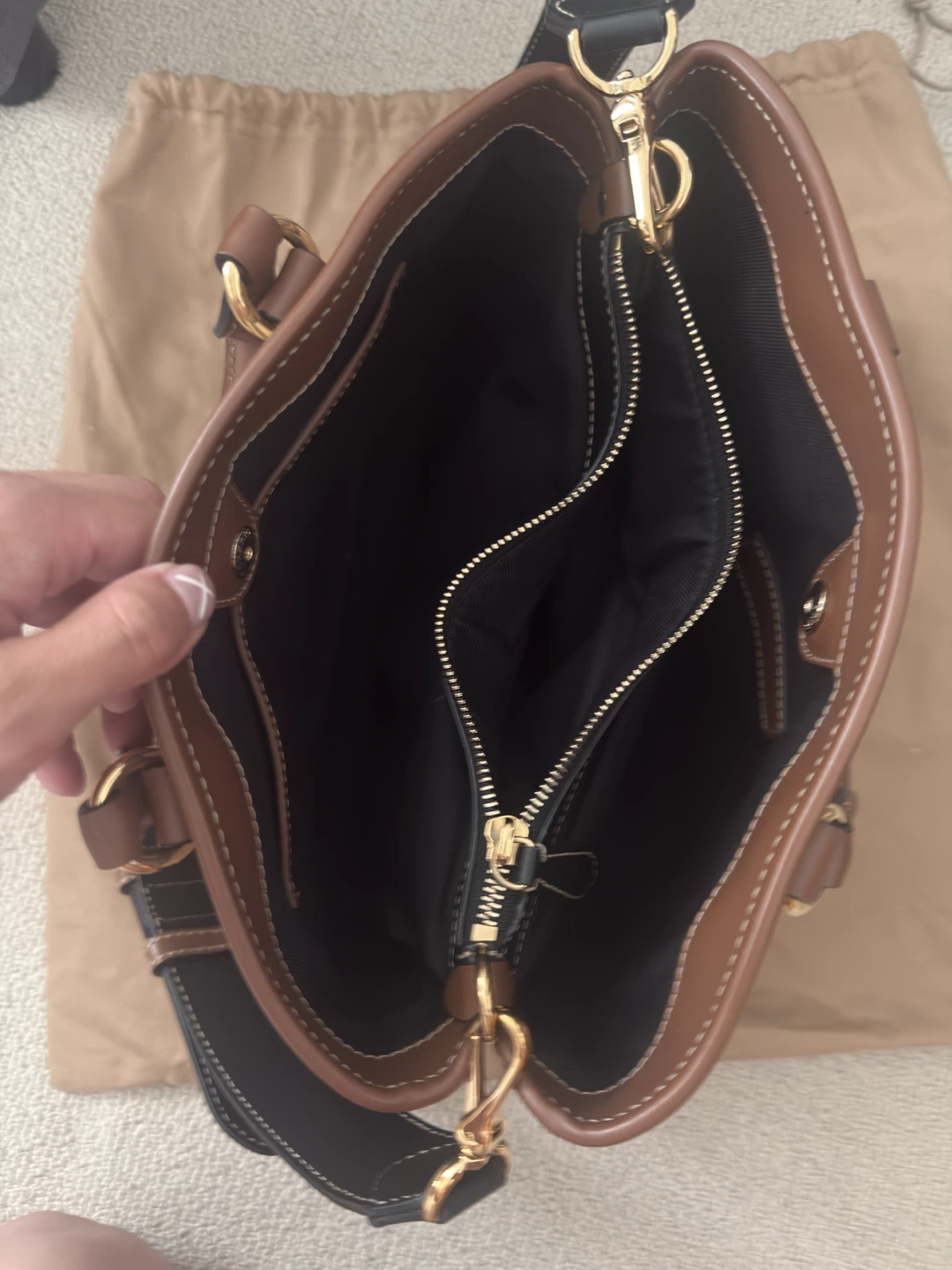 Burberry Haymarket Check Bag - photo 5