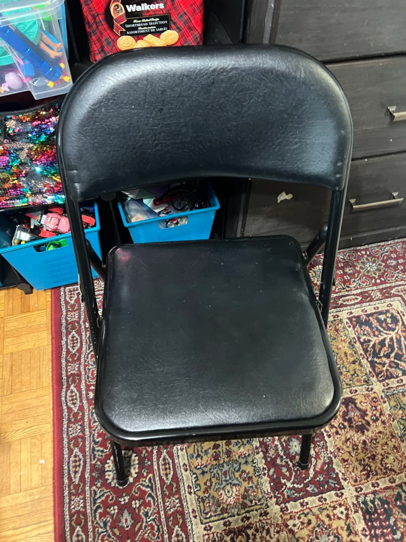 Black Folding Chair