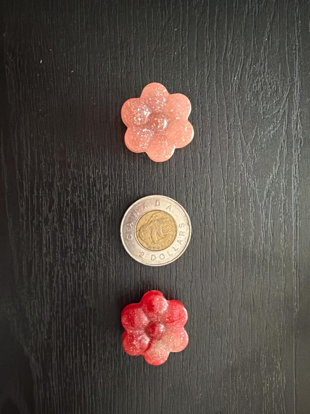 Flower fridge magnets