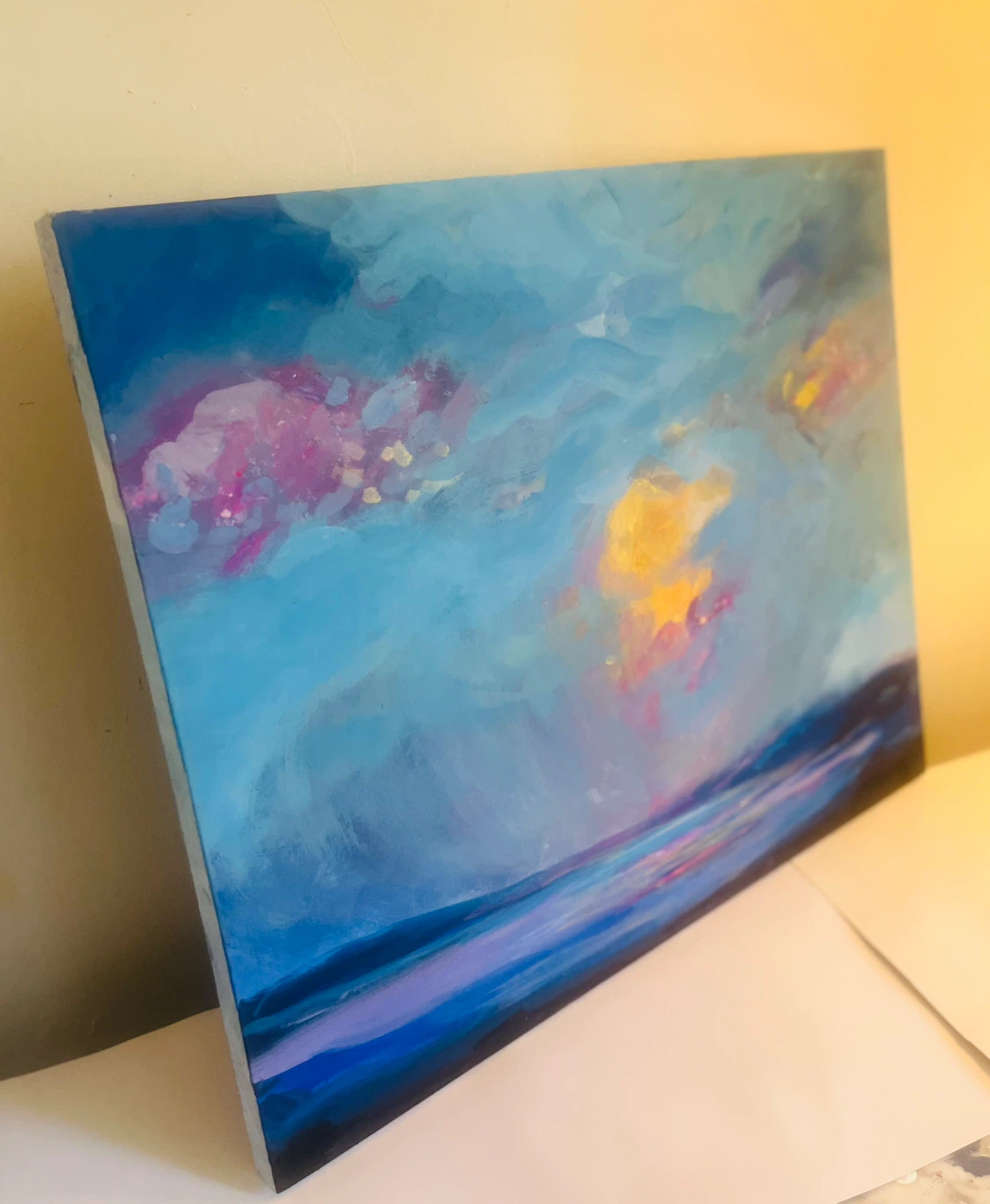 Abstract Landscape Painting 20x24” - photo 2