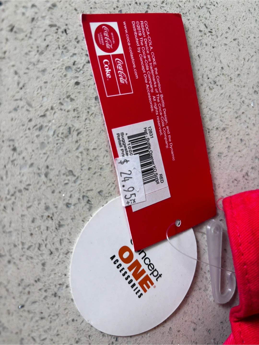 Coca-Cola Red Hat with Bottle Opener - Adjustable - photo 3