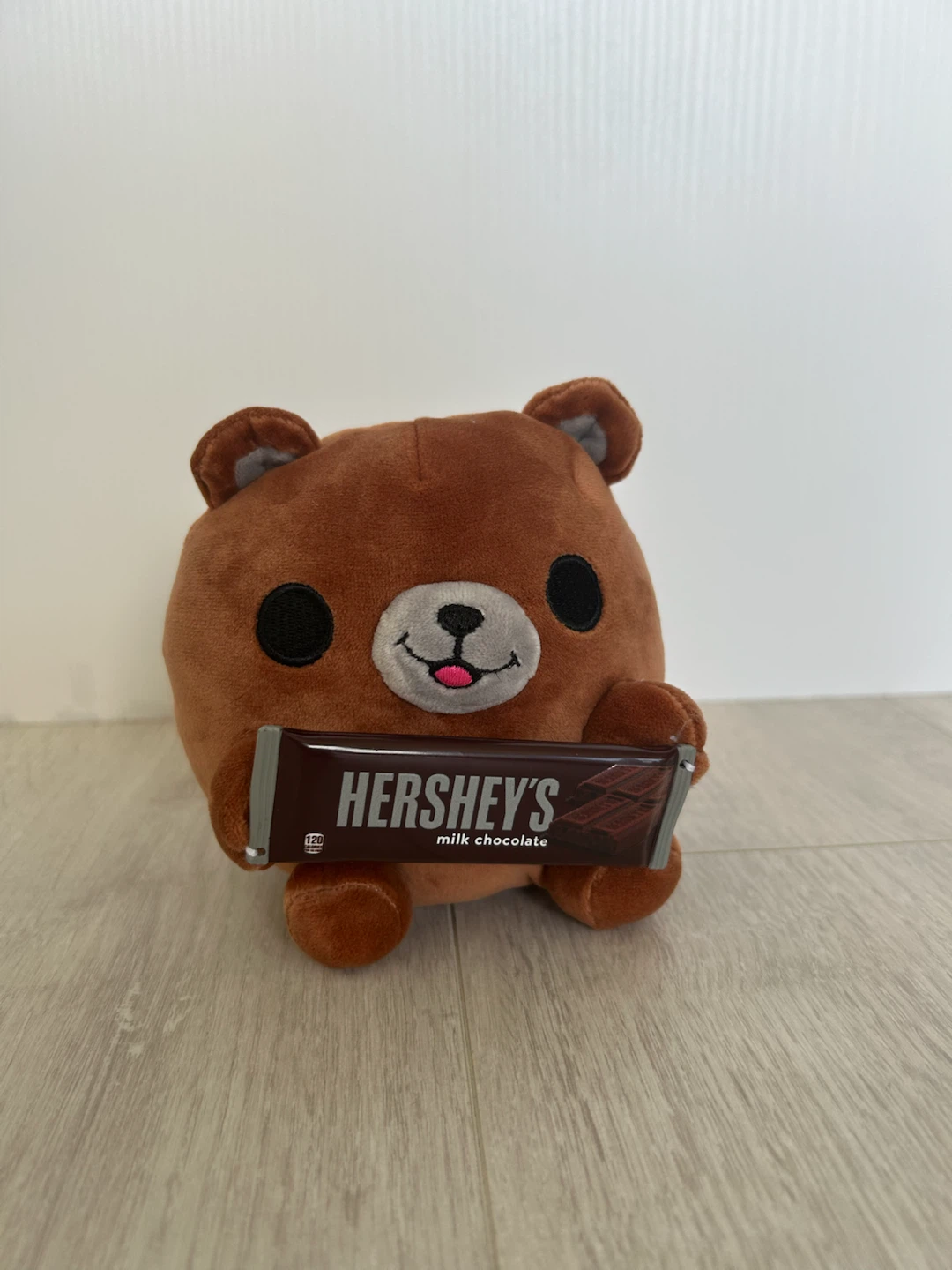 Brown Bear Plush with Hershey's Chocolate Bar