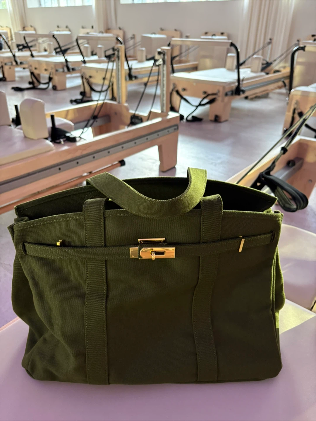 Brand new Olive Green BOATKIN Canvas Tote Bag