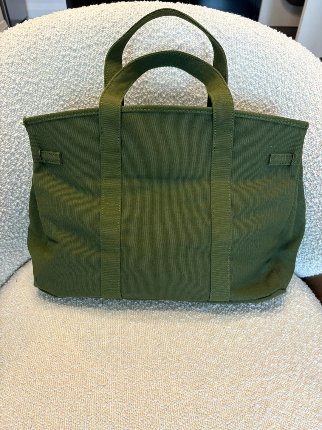 Brand new Olive Green BOATKIN Canvas Tote Bag - photo 4
