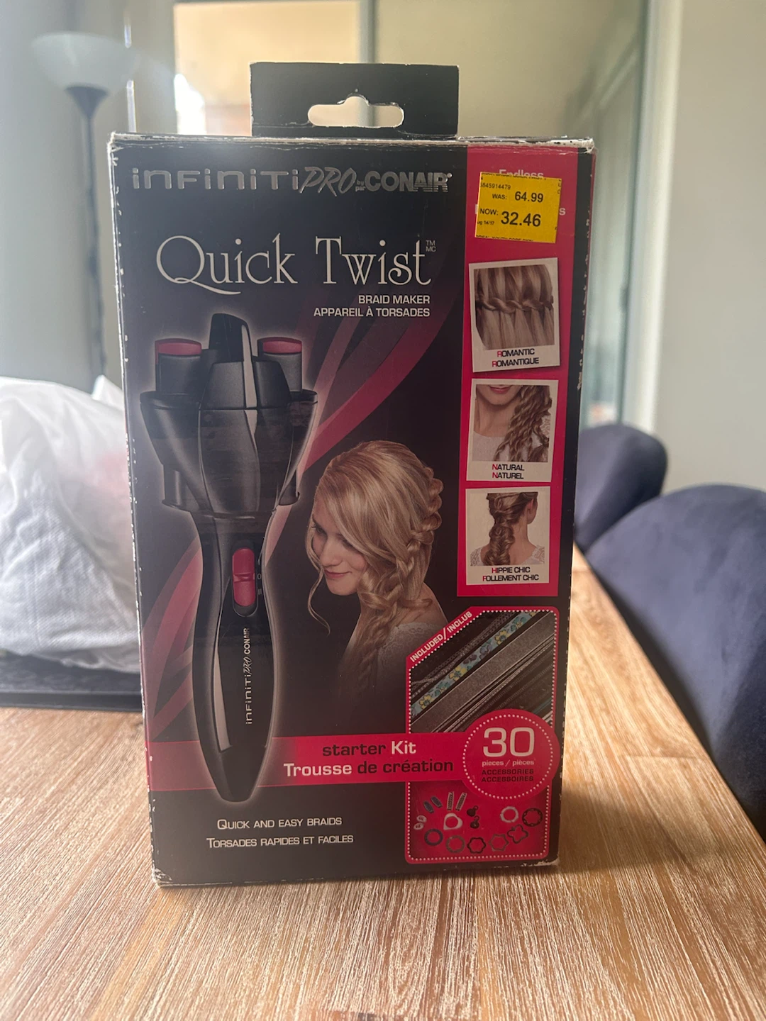 Infinity Pro Conair Quick Twist Braid Maker Starter Kit