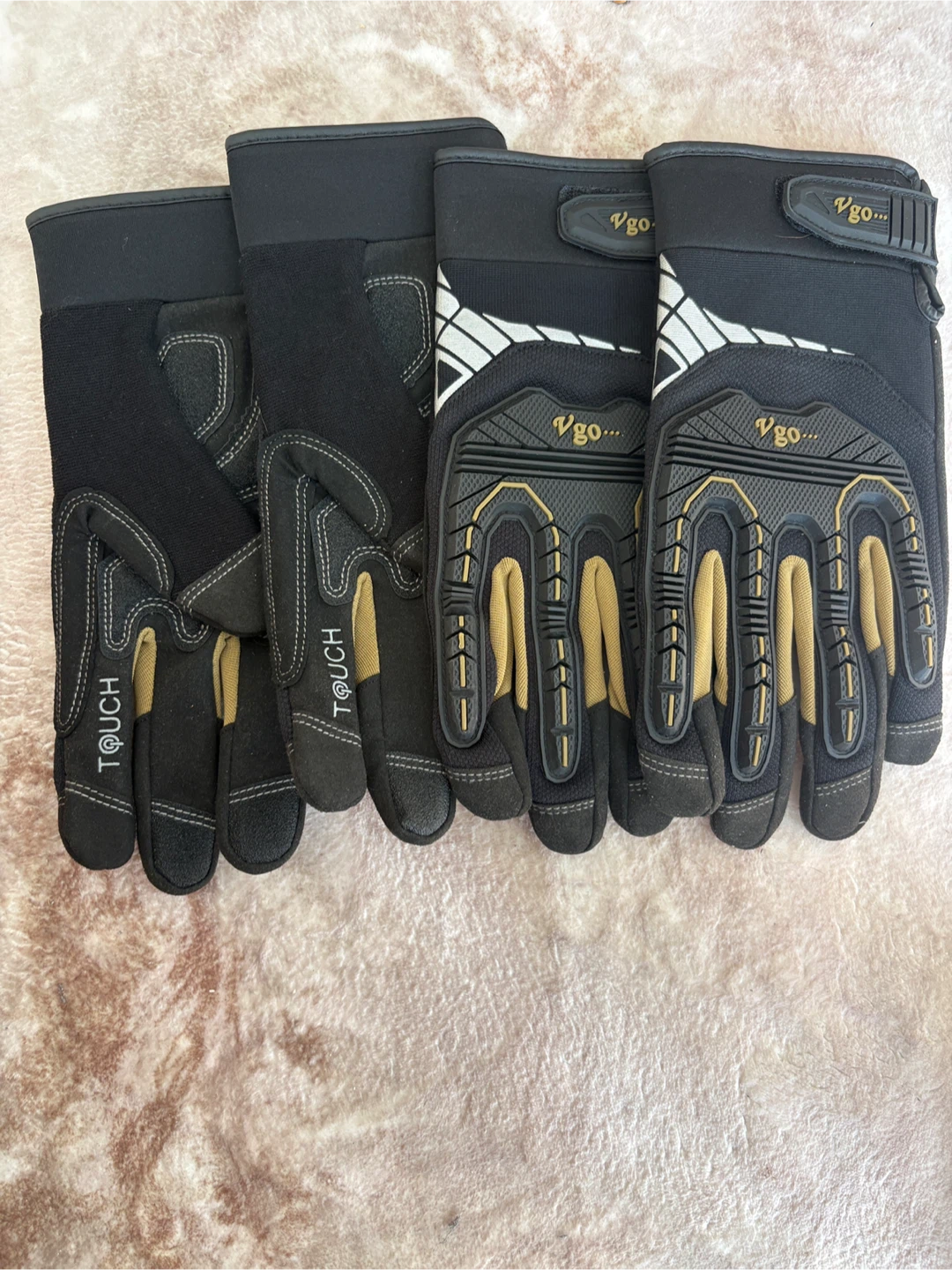 2 NEW pair XXL Vgo Suede Work Gloves