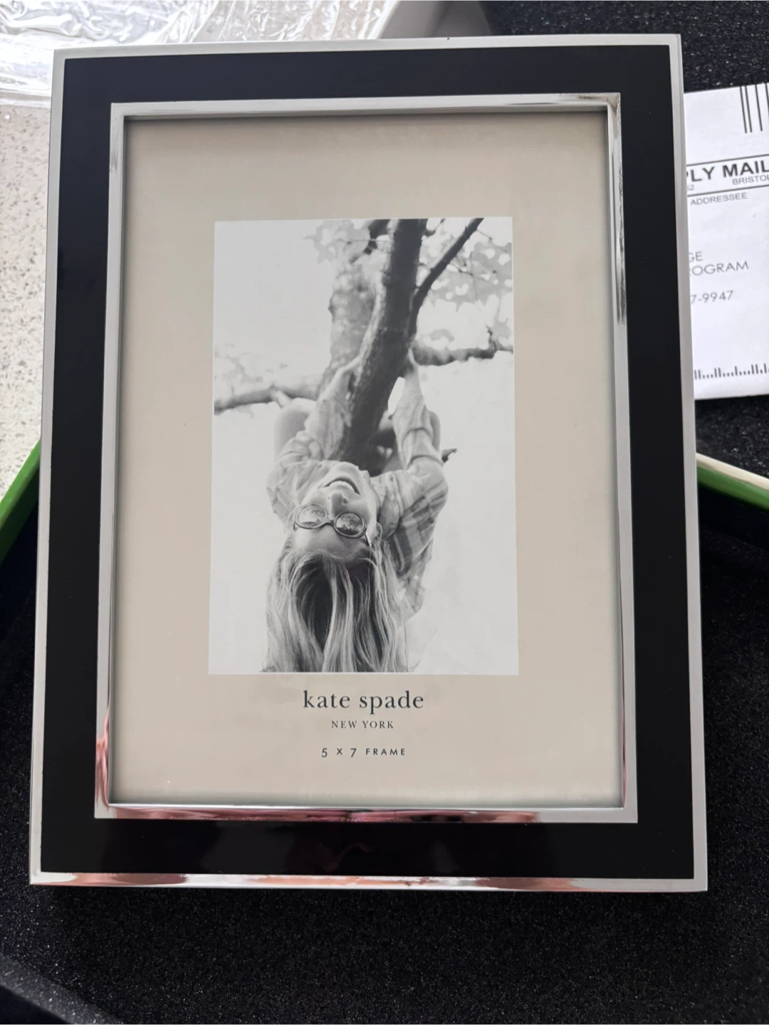 Kate Spade New York Perry Street 5x7 Black Picture Frame - photo 2