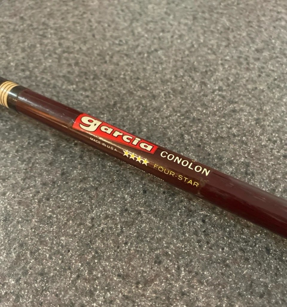 VINTAGE Garcia Conolon Fishing Rod 6'1/2" Medium Action - photo 2