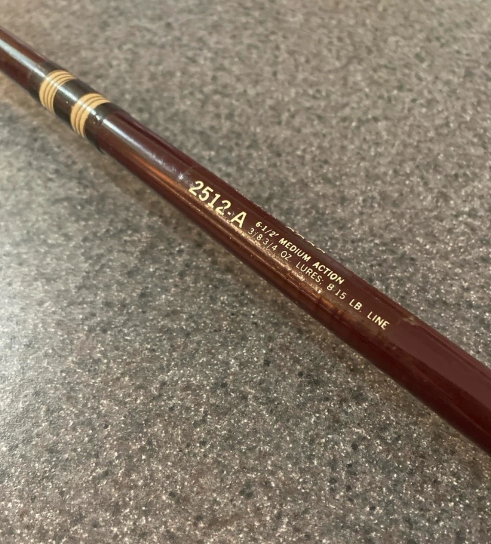 VINTAGE Garcia Conolon Fishing Rod 6'1/2" Medium Action - photo 3