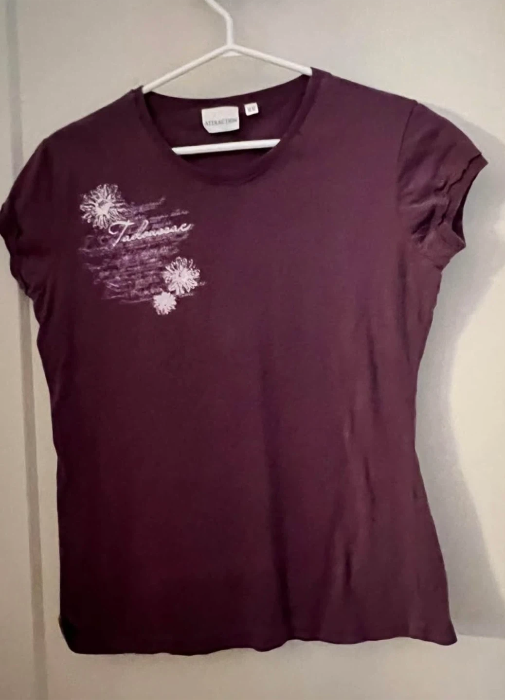Attraction women's M/M t-shirt with floral graphic