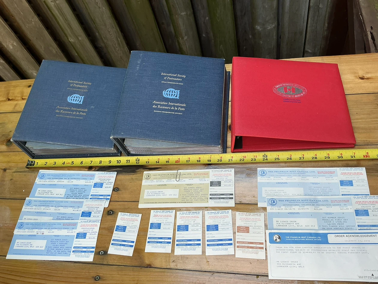 1960’s International Society of Postmasters Official Binders