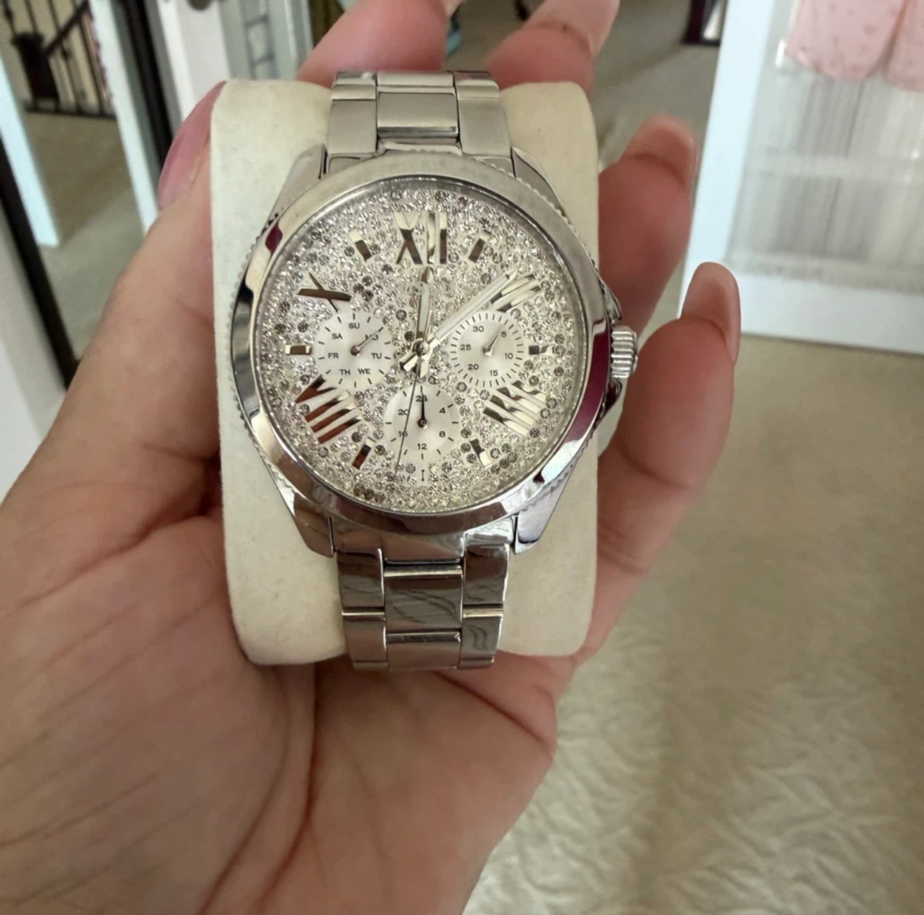 Fossil Women's Watch - Silver, Sparkly Dial - photo 2