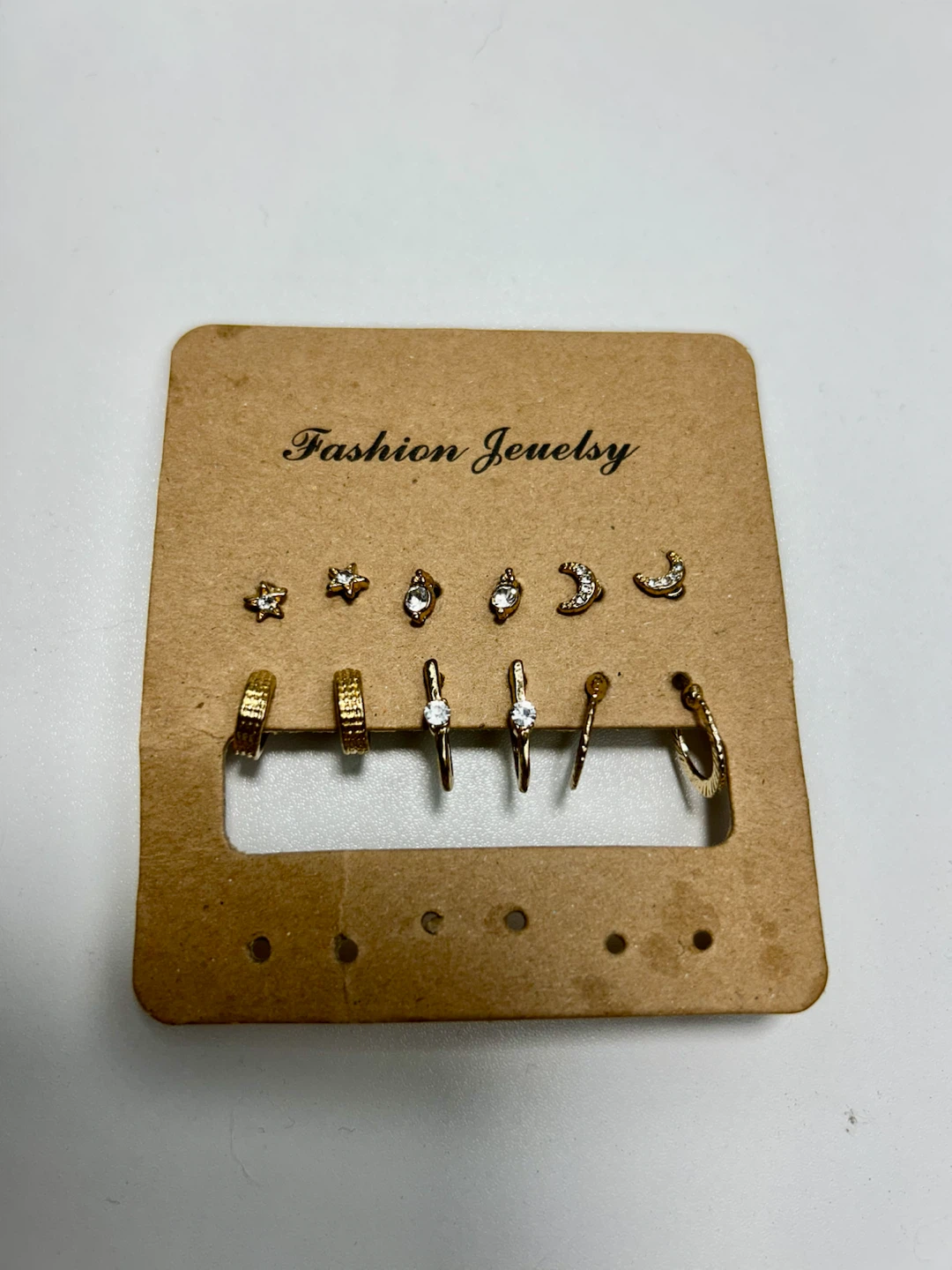 Fashion Jewelry Earring Set - Gold Tone
