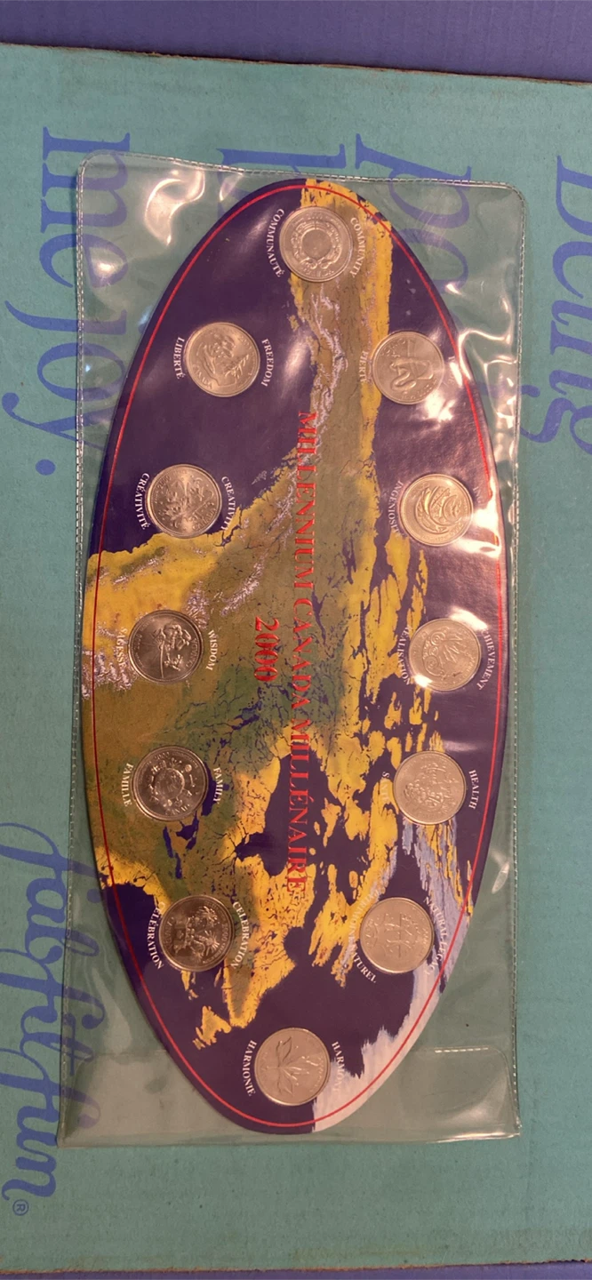 2000 Millennium Canadian Coins Collection