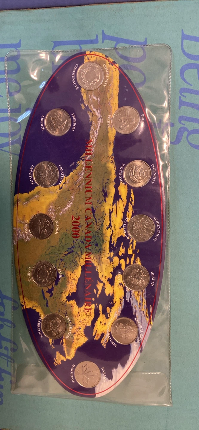 2000 Millennium Canadian Coins Collection - photo 2