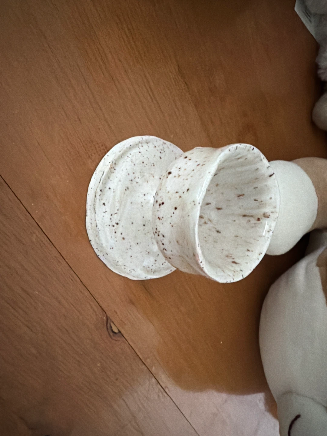 Handmade Ceramic Mug with Red Hearts - photo 2