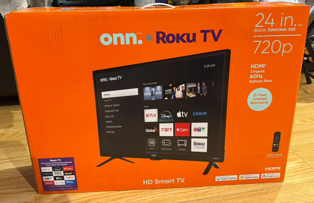 Onn. TV 24 inch smart tv