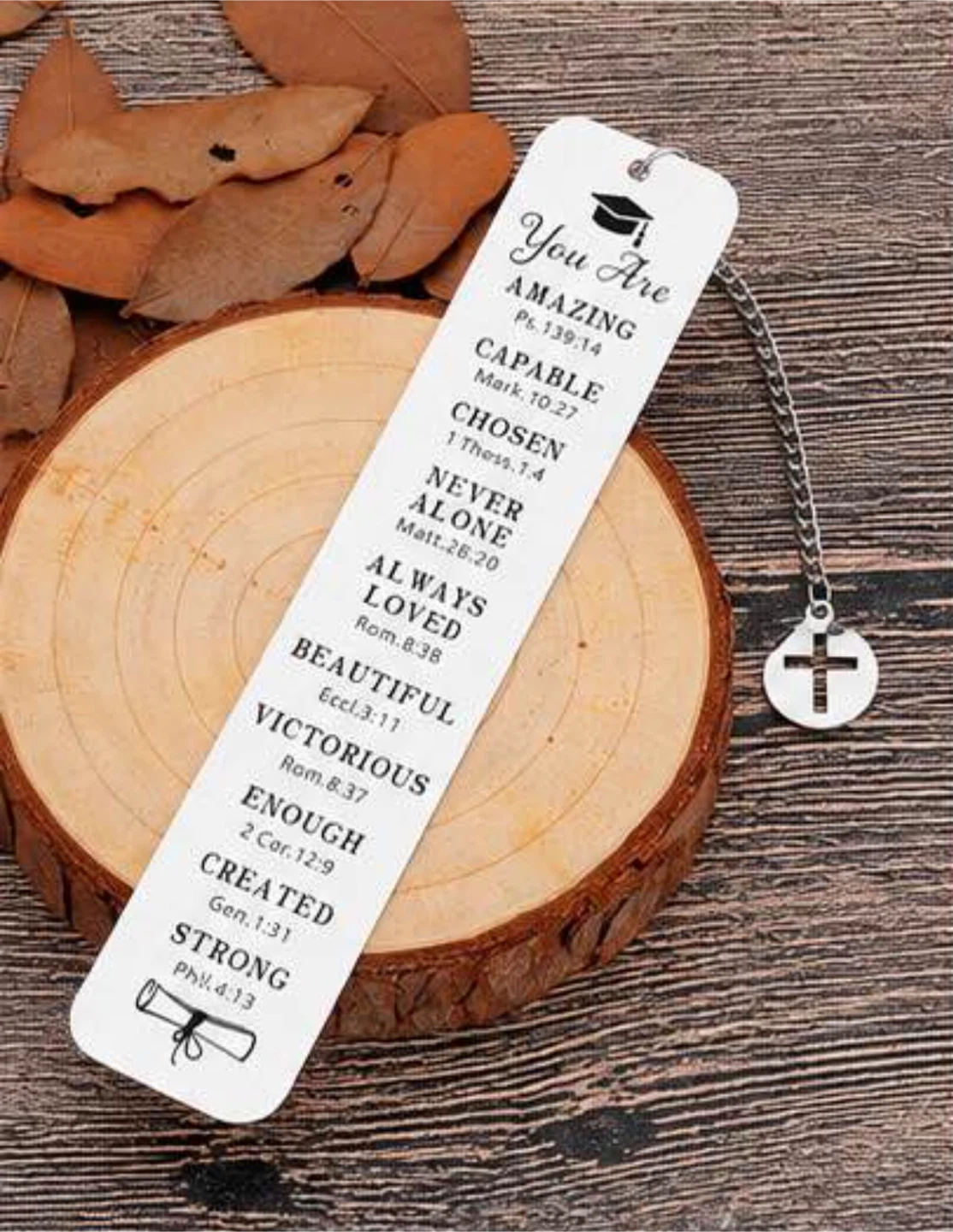 Her Him Christian Religious Inspirational Bookmark - photo 2