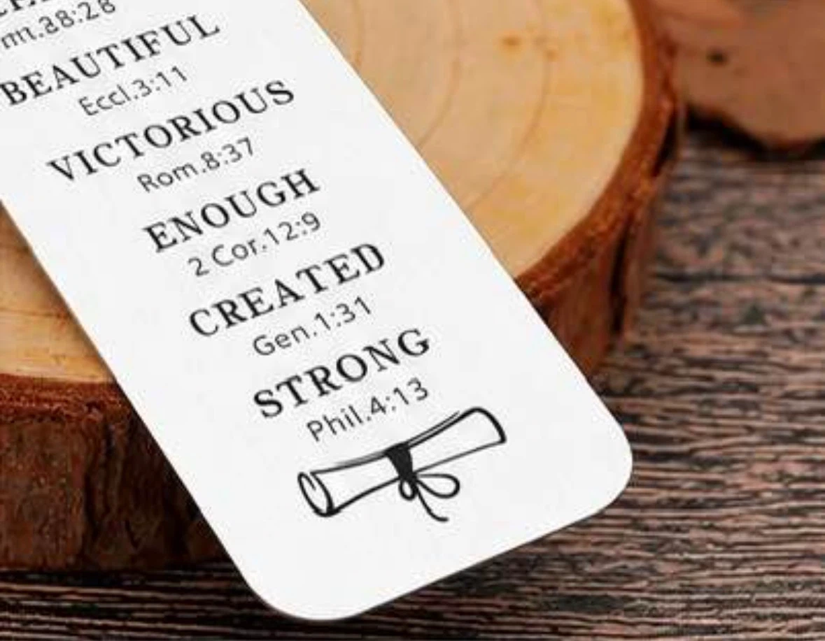 Her Him Christian Religious Inspirational Bookmark - photo 3