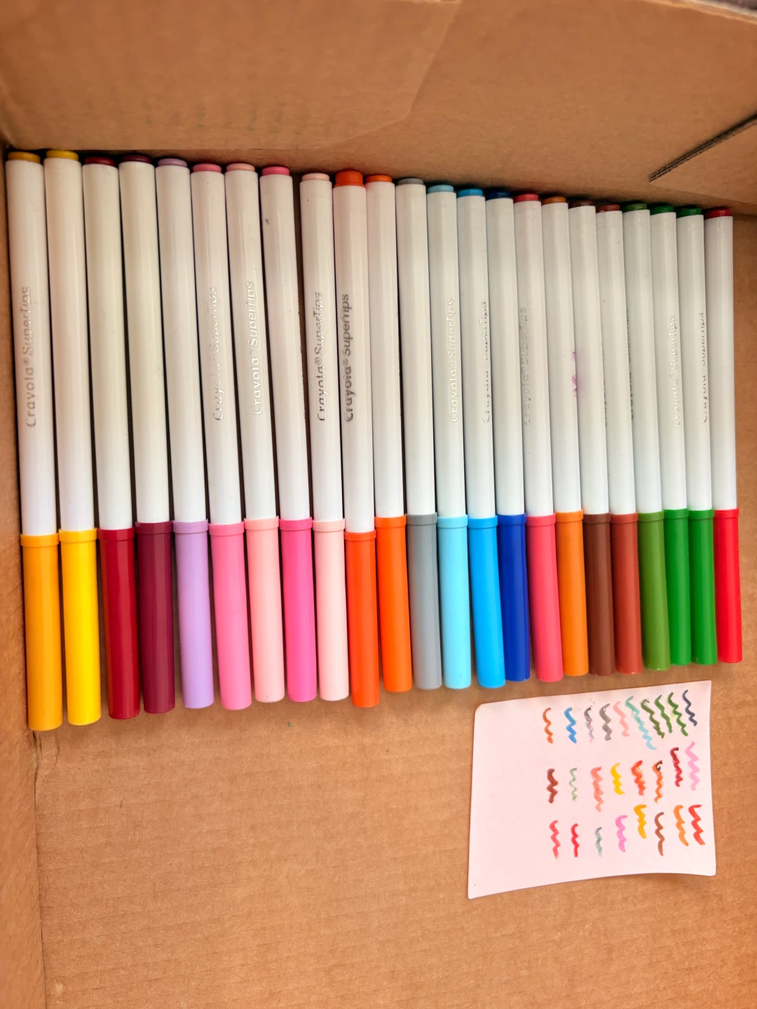 23 Crayola SuperTips Washable Markers