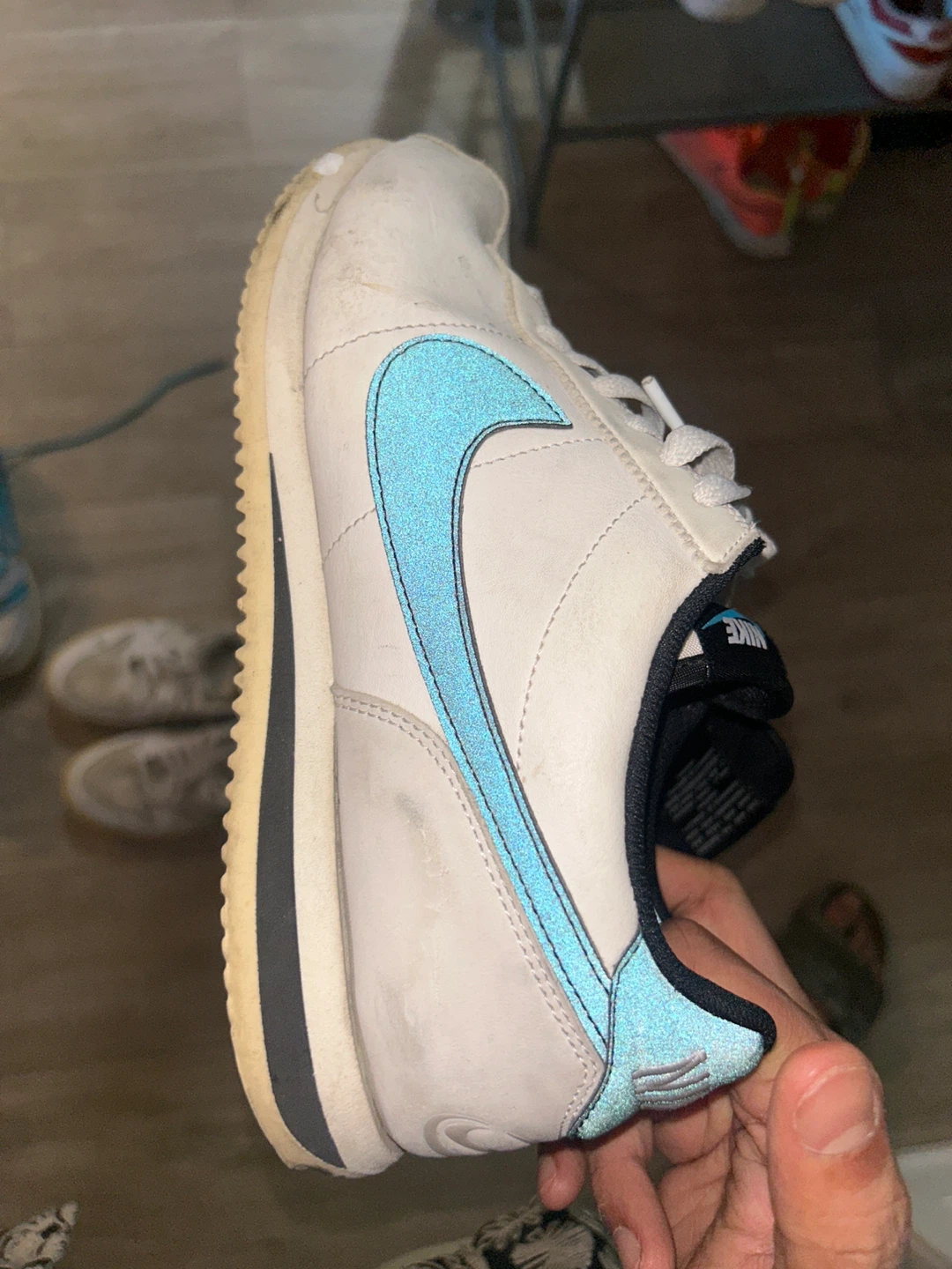 Nike "Shoelace" Off-White Dunk Low Sneakers