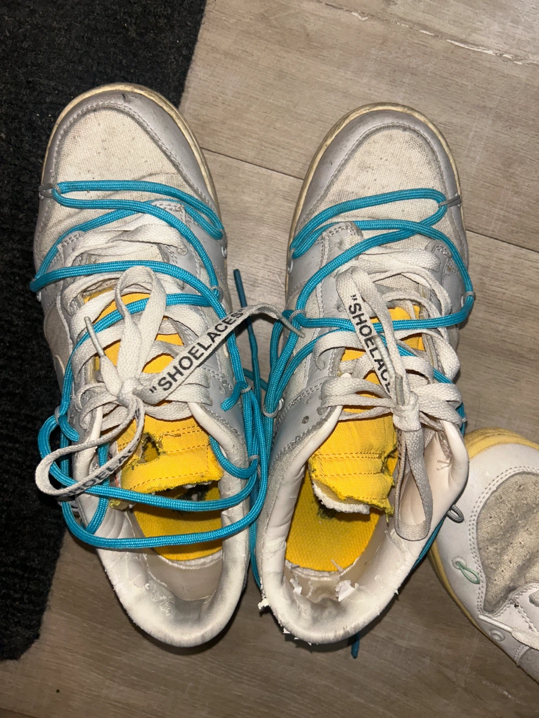 Nike "Shoelace" Off-White Dunk Low Sneakers - photo 4
