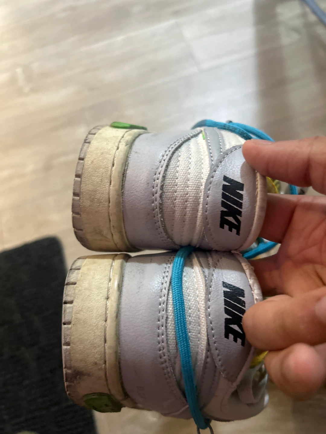 Nike "Shoelace" Off-White Dunk Low Sneakers - photo 5