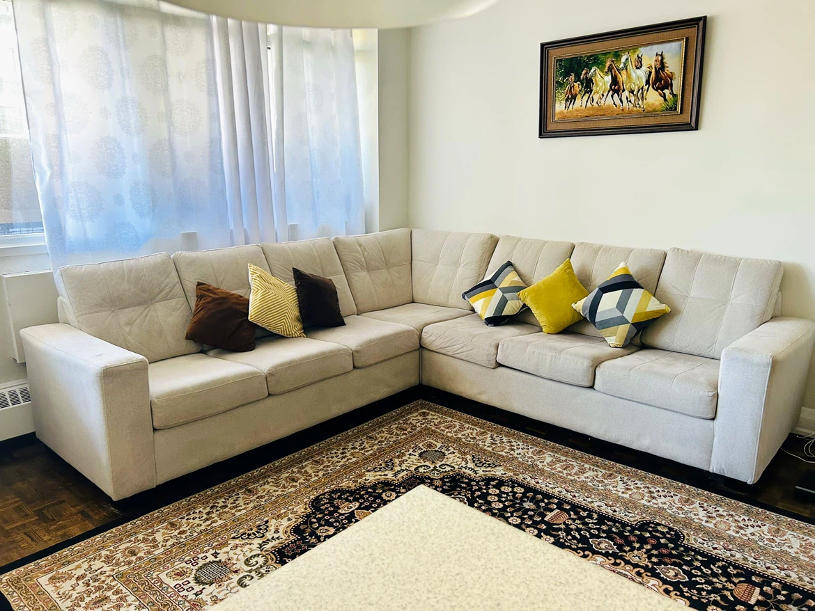 Beige Sectional Sofa