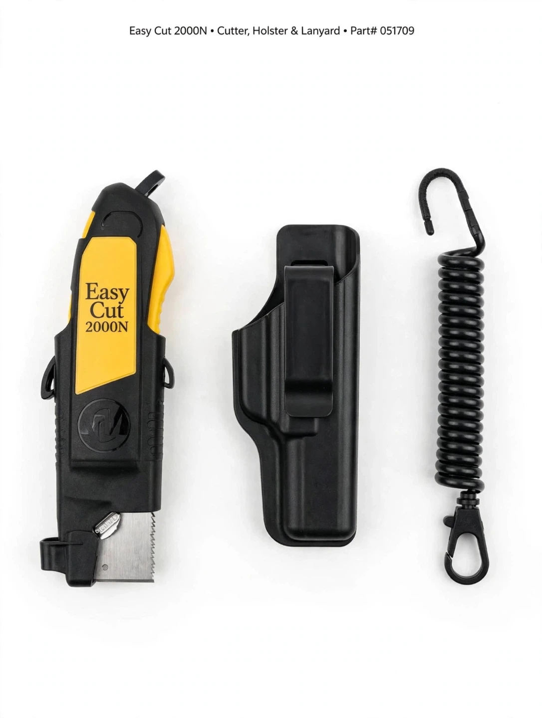 Title: Easy Cut 2000N Safety Cutter with Holster & Lanyard – New - photo 2