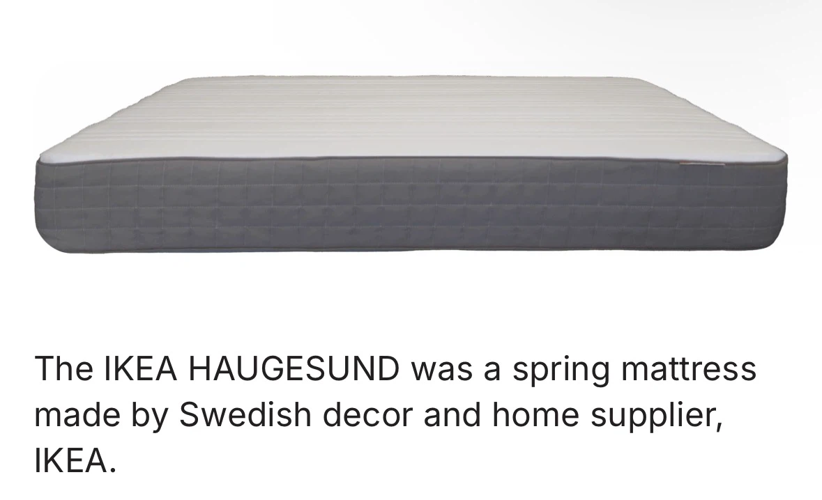 IKEA HAUGESUND Twin Sized spring mattress - photo 3