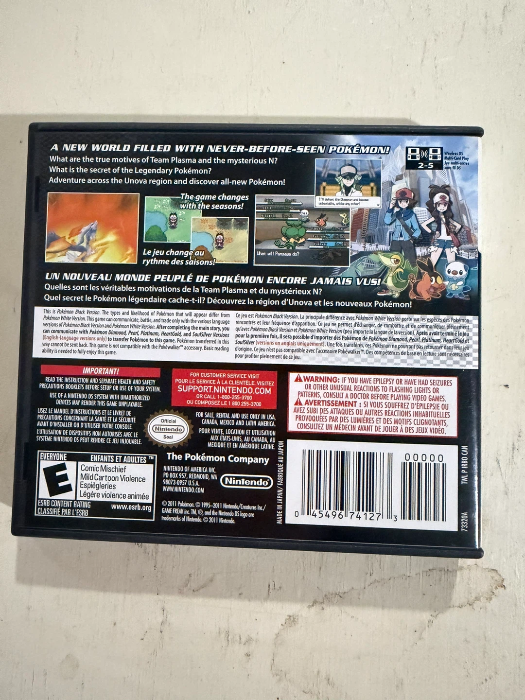 Pokemon Black Version (Nintendo DS) - CIB - photo 2