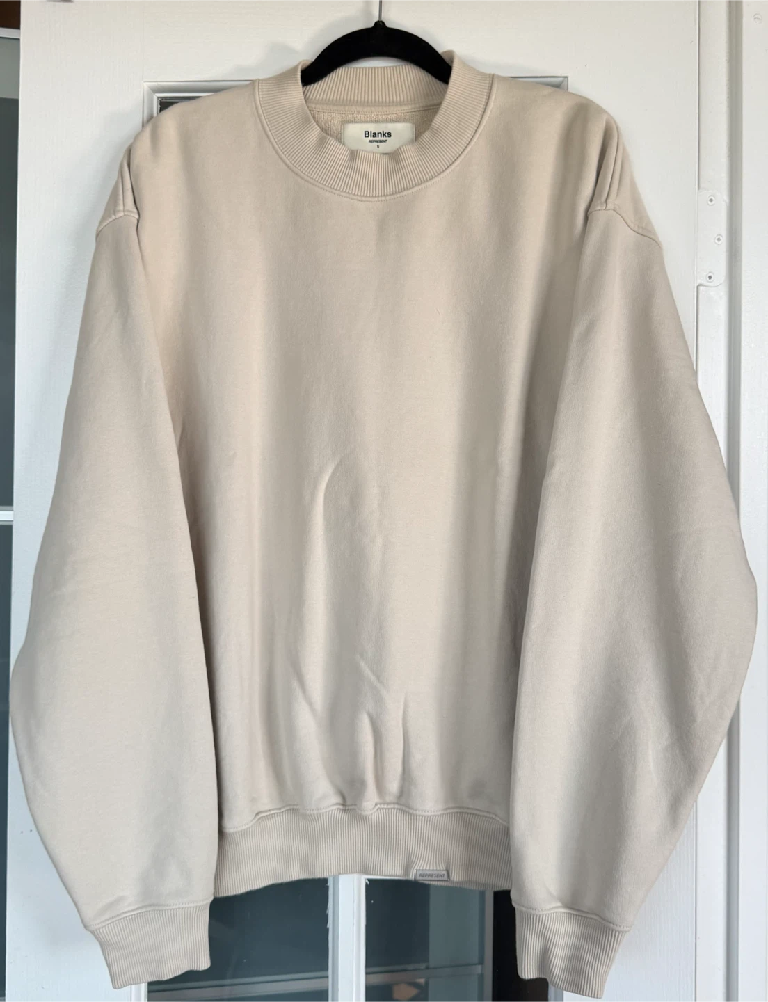 Represent Blank Crewneck Sweater Unisex Size Small Oversized - photo 3