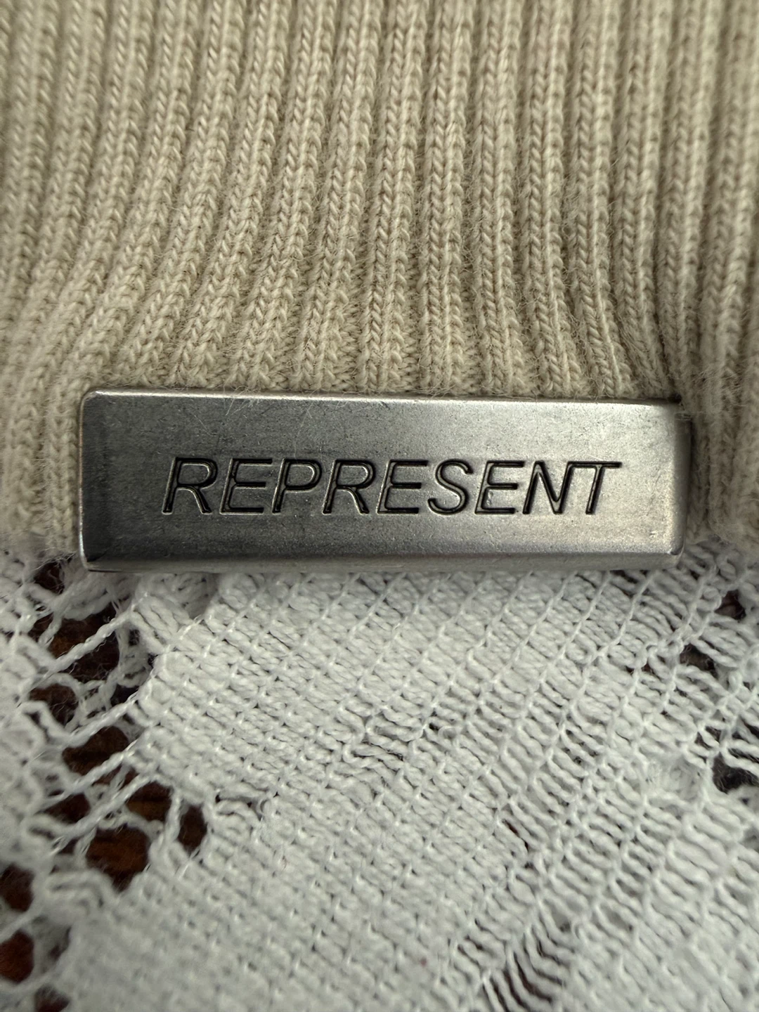 Represent Blank Crewneck Sweater Unisex Size Small Oversized - photo 4