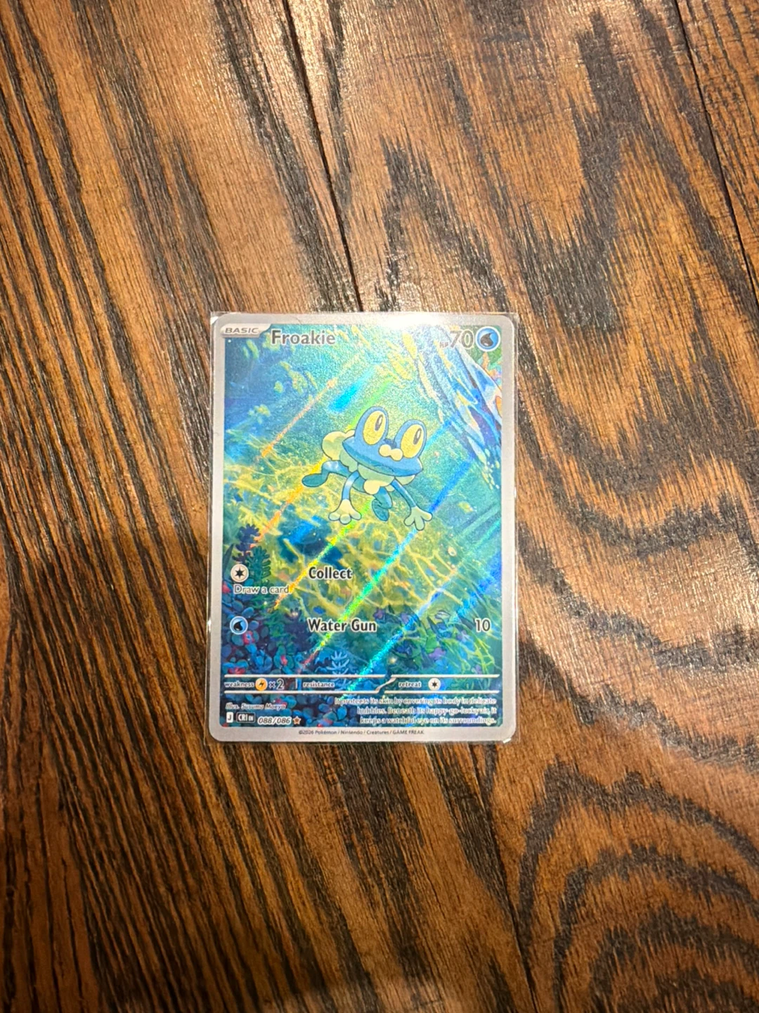 Pokémon Froakie Basic Trading Card 088/086