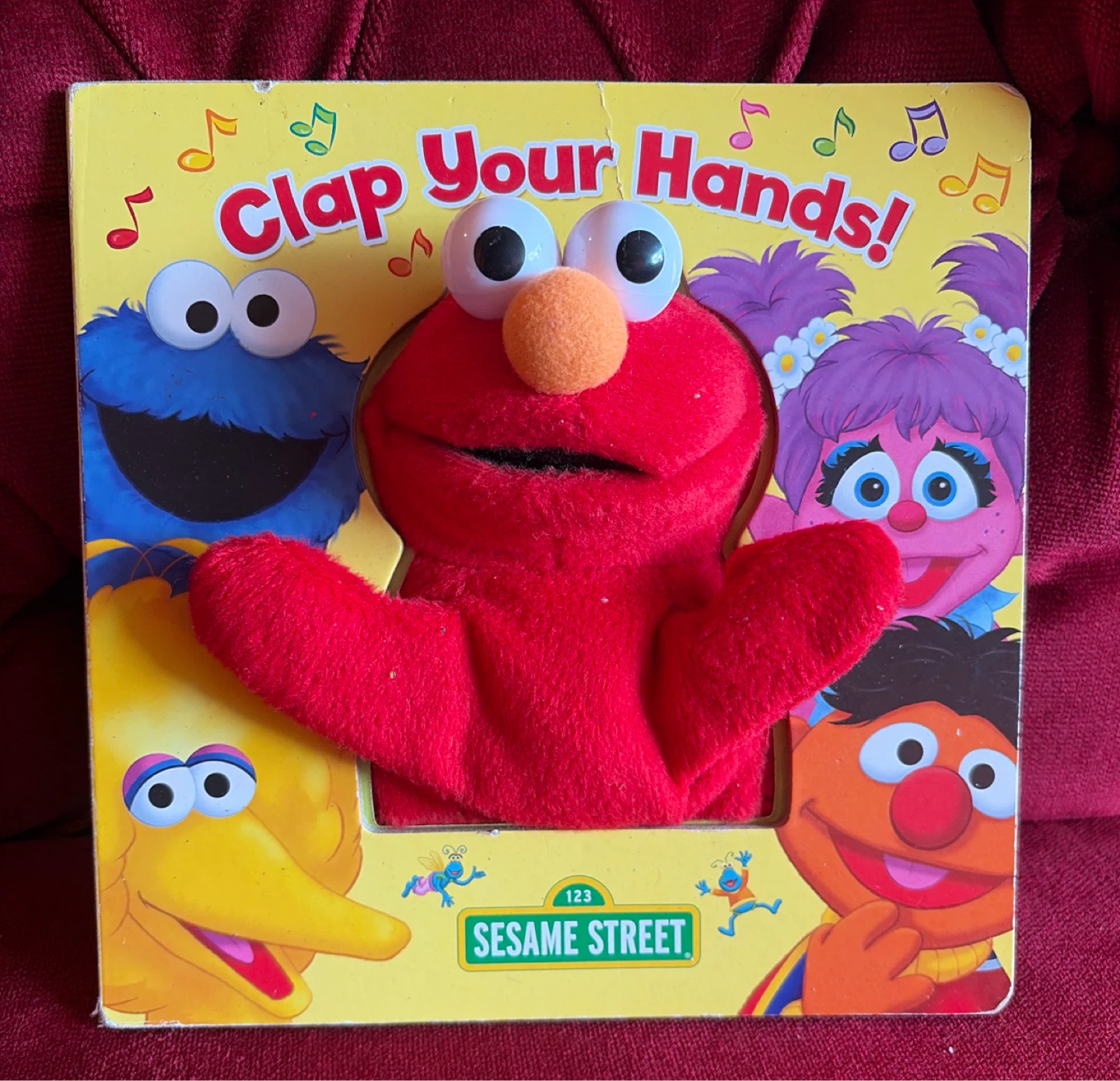 Sesame Street Clap Your Hands! Elmo Puppet Board Book